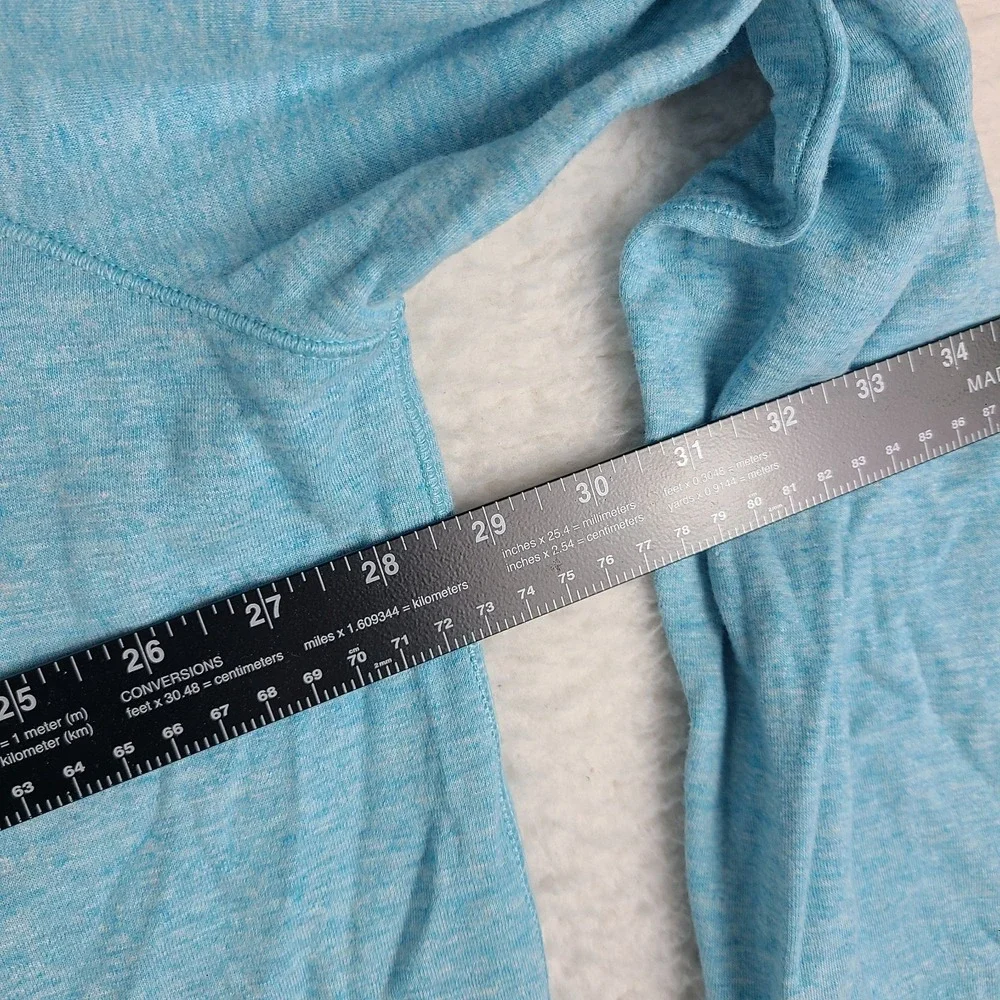 Polo Ralph Lauren Sweater Mens 2XL XXL Light Blue Quarter Zip Sweatshirt *